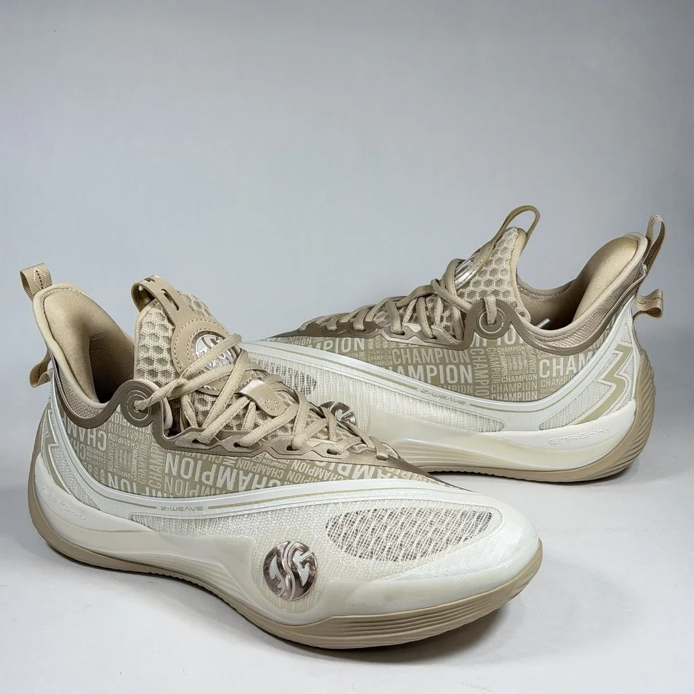 361‎ ZEN VI Men's-US-9 Champion C2430-0270 Basketball Sport Beige